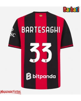 AC Milan Davide Bartesaghi #33 Tricou Fotbal Replică 2026-27 Barbati Acasa AC Milan Davide Bartesaghi #33 Tricou Fotbal Replică 2026-27 Barbati Acasa